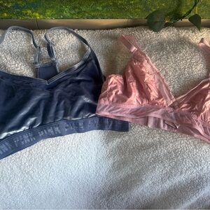 Victoria's Secret Navy and Pink Bras